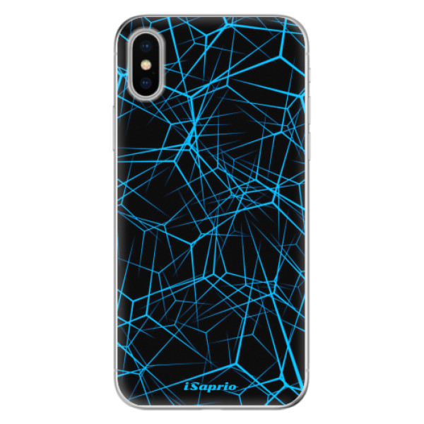 Odolné silikónové puzdro iSaprio - Abstract Outlines 12 - iPhone X