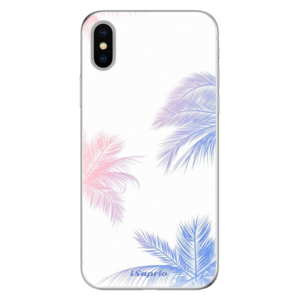 Odolné silikónové puzdro iSaprio - Digital Palms 10 - iPhone X