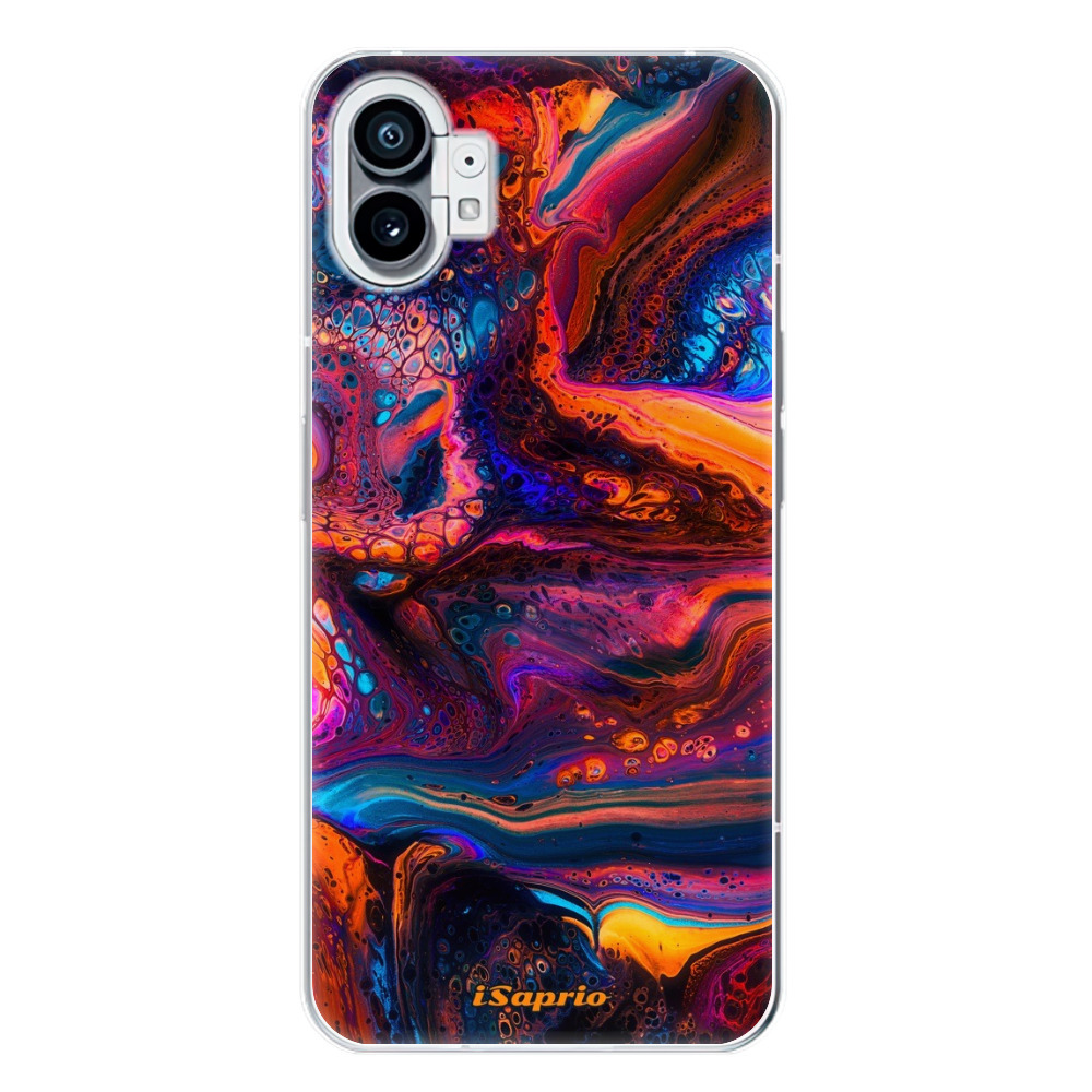 Odolné silikónové puzdro iSaprio - Abstract Paint 02 - Nothing Phone (1)
