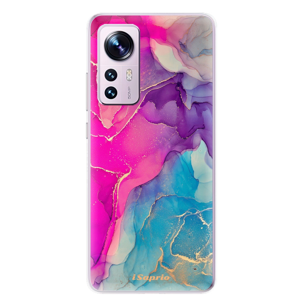 Odolné silikónové puzdro iSaprio - Purple Ink - Xiaomi 12 / 12X
