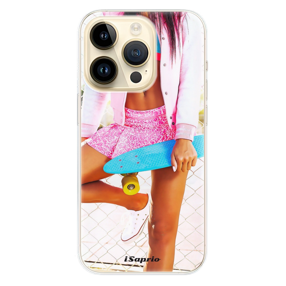Odolné silikónové puzdro iSaprio - Skate girl 01 - iPhone 14 Pro