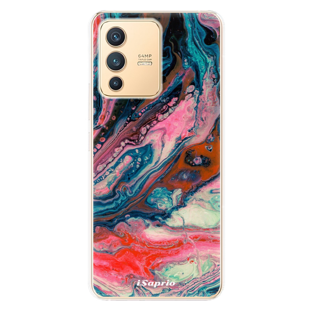 Odolné silikónové puzdro iSaprio - Abstract Paint 01 - Vivo V23 5G