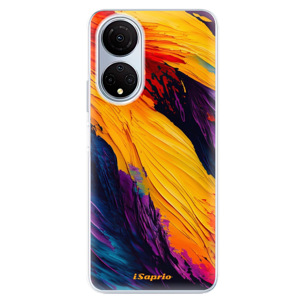 Odolné silikónové puzdro iSaprio - Orange Paint - Honor X7
