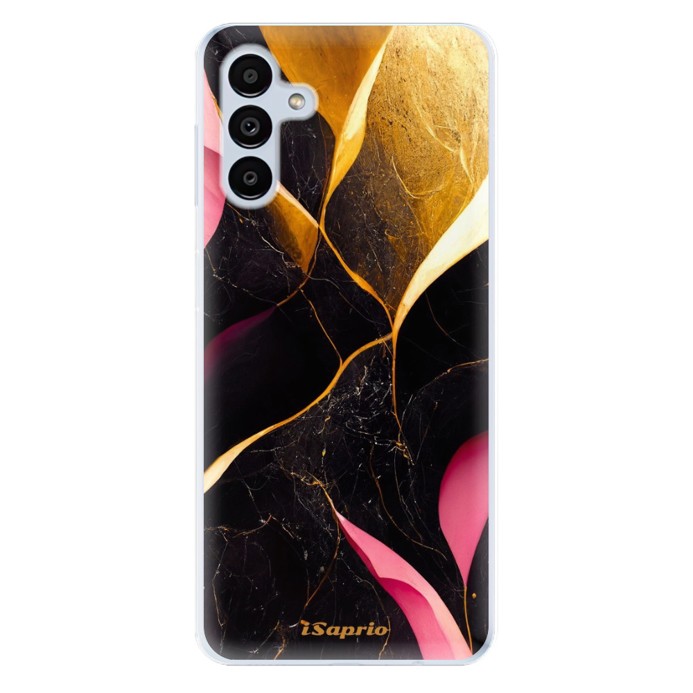 Odolné silikónové puzdro iSaprio - Gold Pink Marble - Samsung Galaxy A13 5G