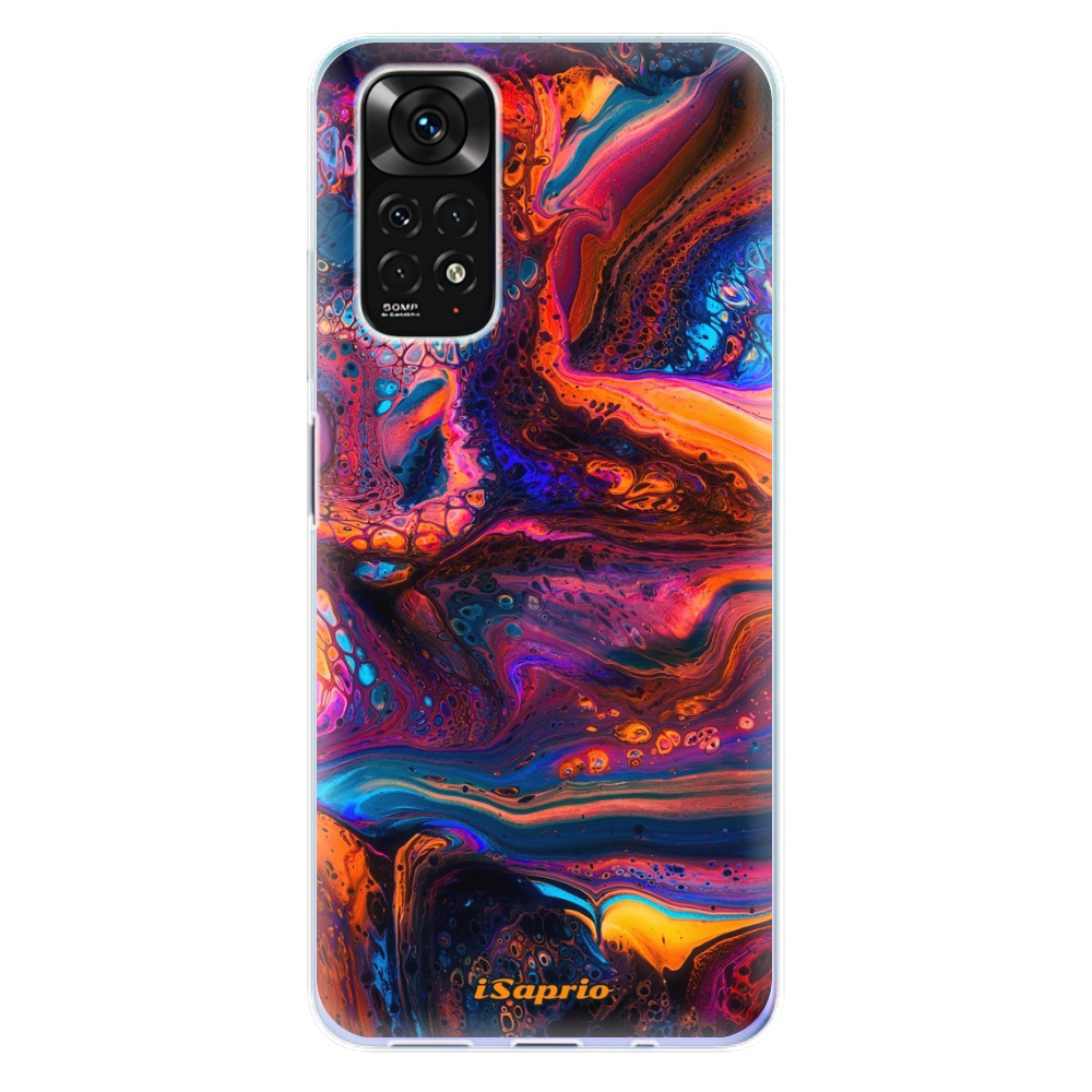 Odolné silikónové puzdro iSaprio - Abstract Paint 02 - Xiaomi Redmi Note 11 / Note 11S