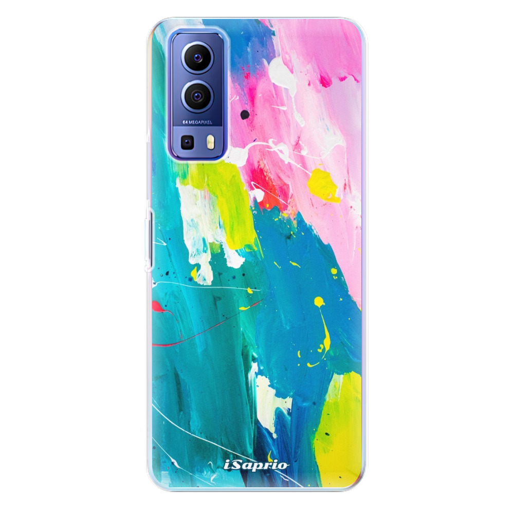 Odolné silikónové puzdro iSaprio - Abstract Paint 04 - Vivo Y72 5G