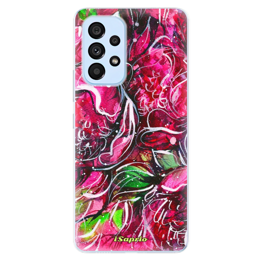 Odolné silikónové puzdro iSaprio - Burgundy - Samsung Galaxy A53 5G