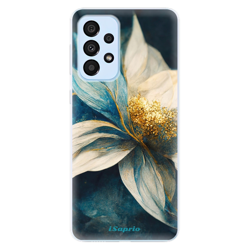 Odolné silikónové puzdro iSaprio - Blue Petals - Samsung Galaxy A33 5G