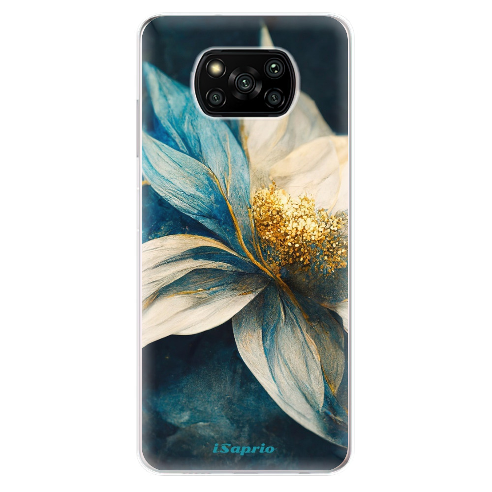 Odolné silikónové puzdro iSaprio - Blue Petals - Xiaomi Poco X3 Pro / X3 NFC