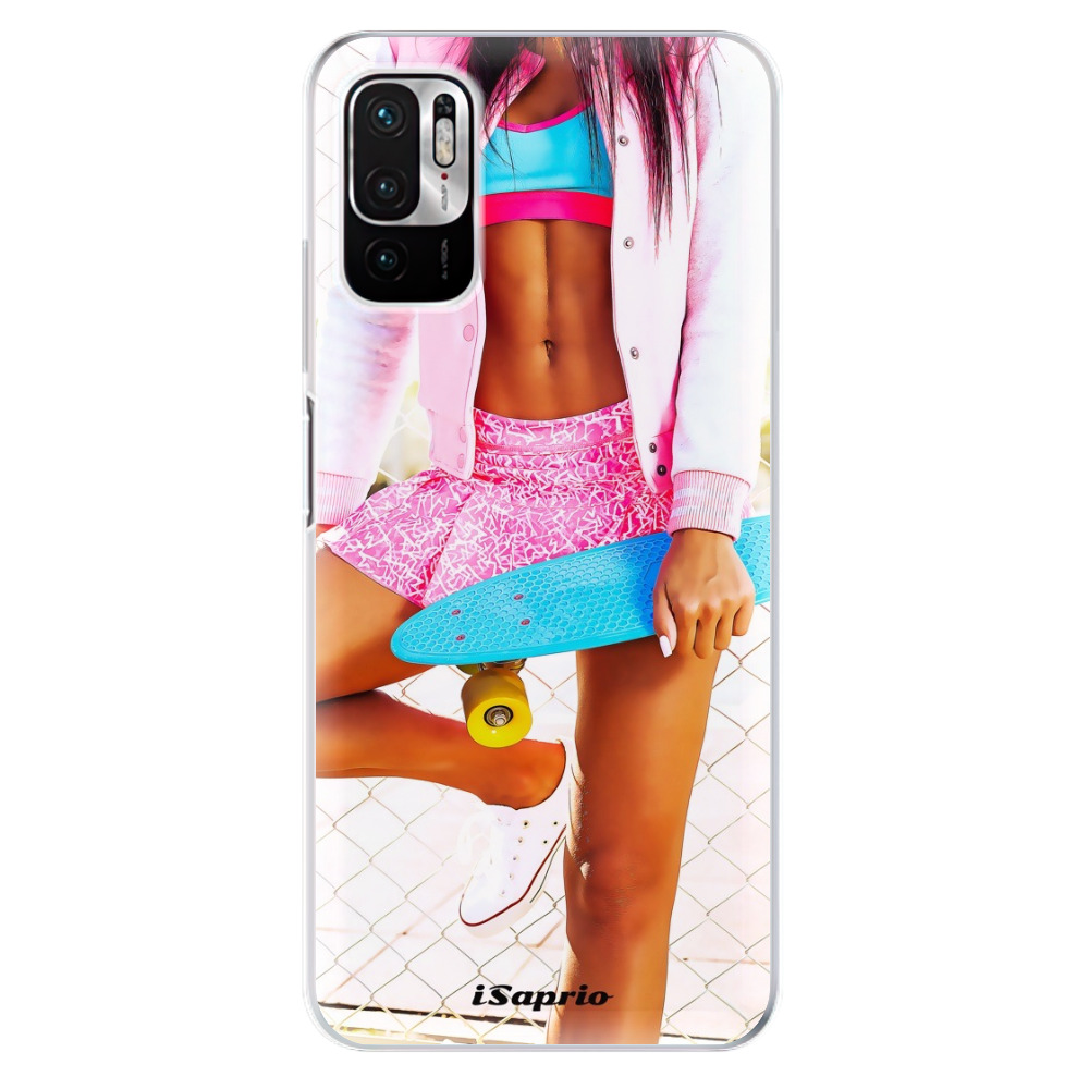 Odolné silikónové puzdro iSaprio - Skate girl 01 - Xiaomi Redmi Note 10 5G