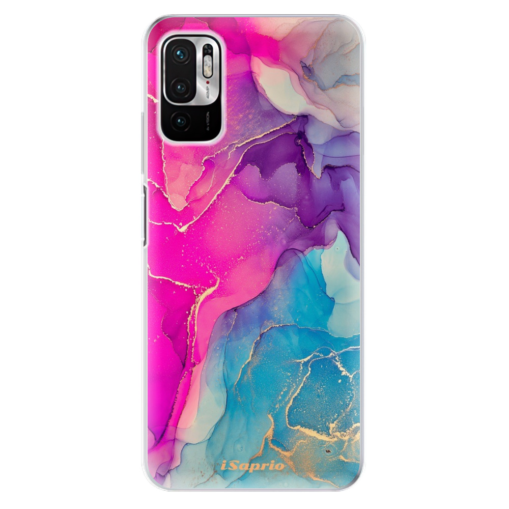 Odolné silikónové puzdro iSaprio - Purple Ink - Xiaomi Redmi Note 10 5G