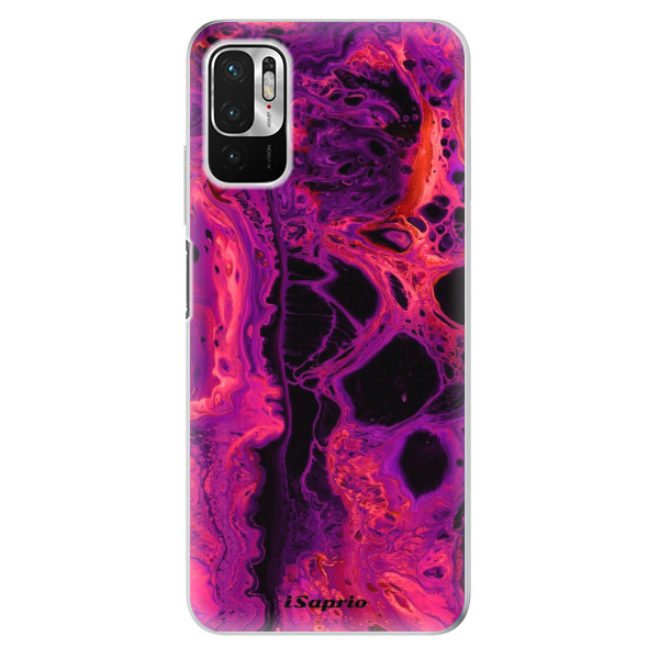 Odolné silikónové puzdro iSaprio - Abstract Dark 01 - Xiaomi Redmi Note 10 5G