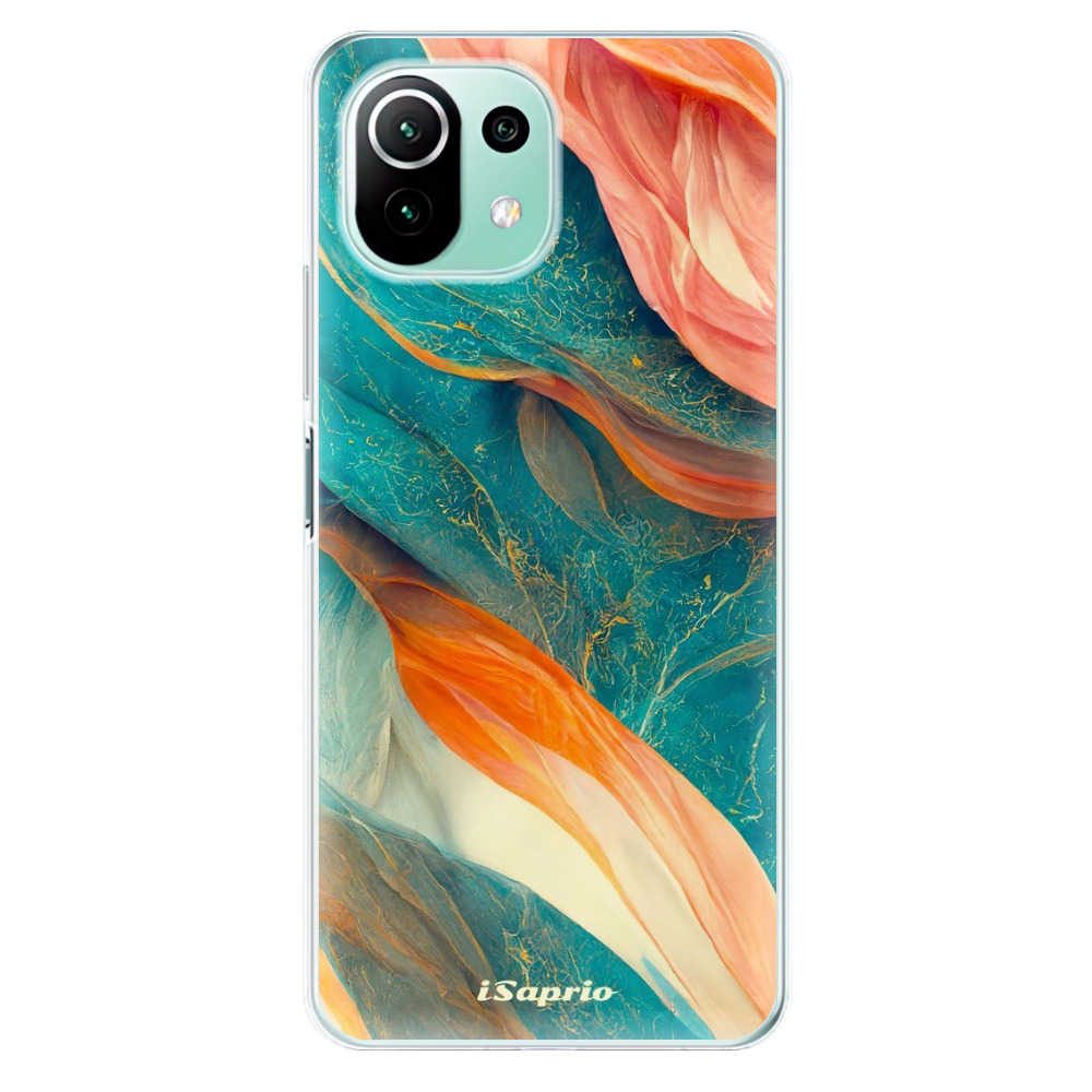 Odolné silikónové puzdro iSaprio - Abstract Marble - Xiaomi Mi 11 Lite