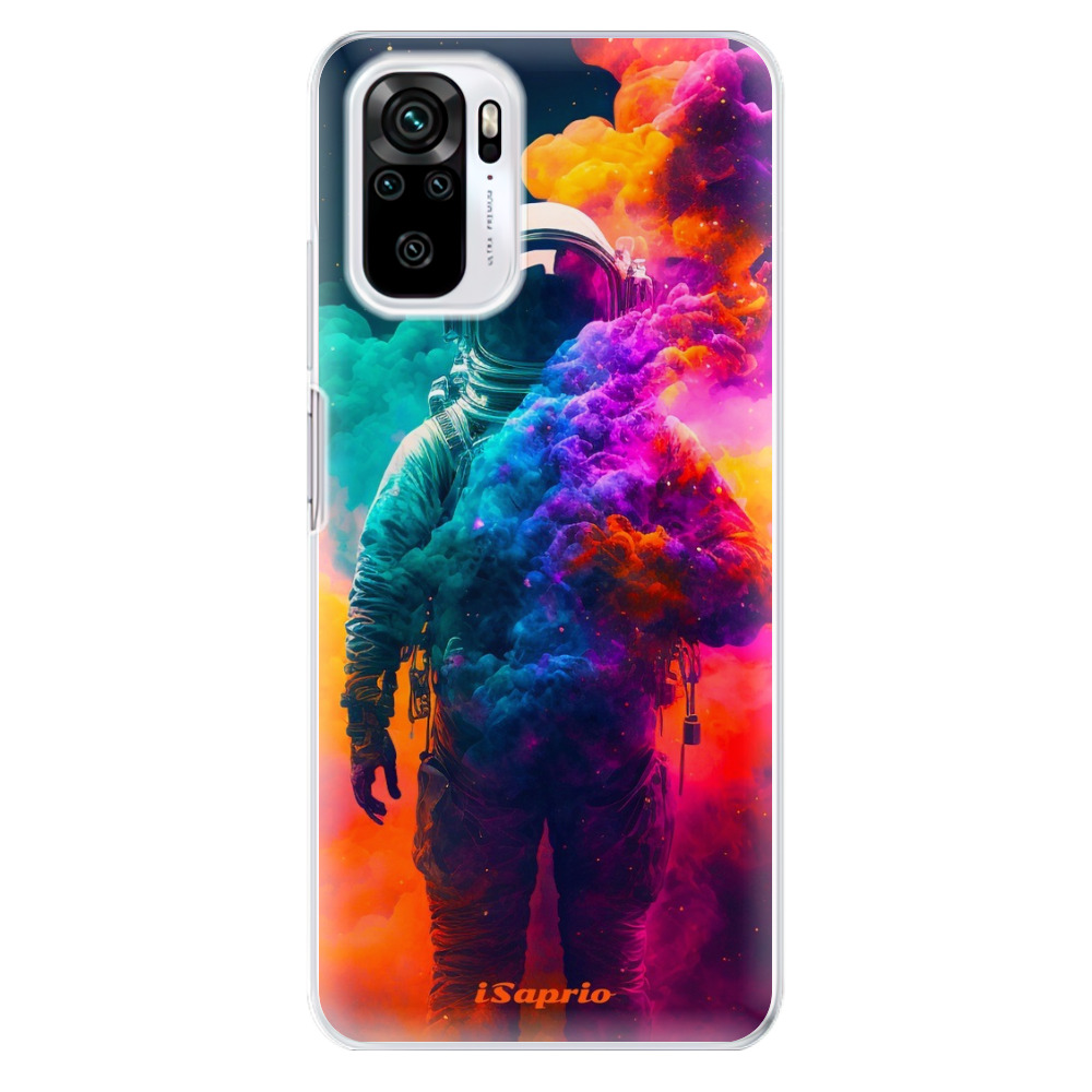 Odolné silikónové puzdro iSaprio - Astronaut in Colors - Xiaomi Redmi Note 10 / Note 10S