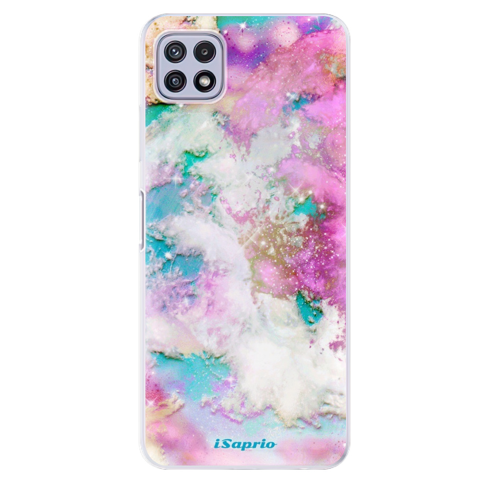Odolné silikónové puzdro iSaprio - Galactic Paper - Samsung Galaxy A22 5G