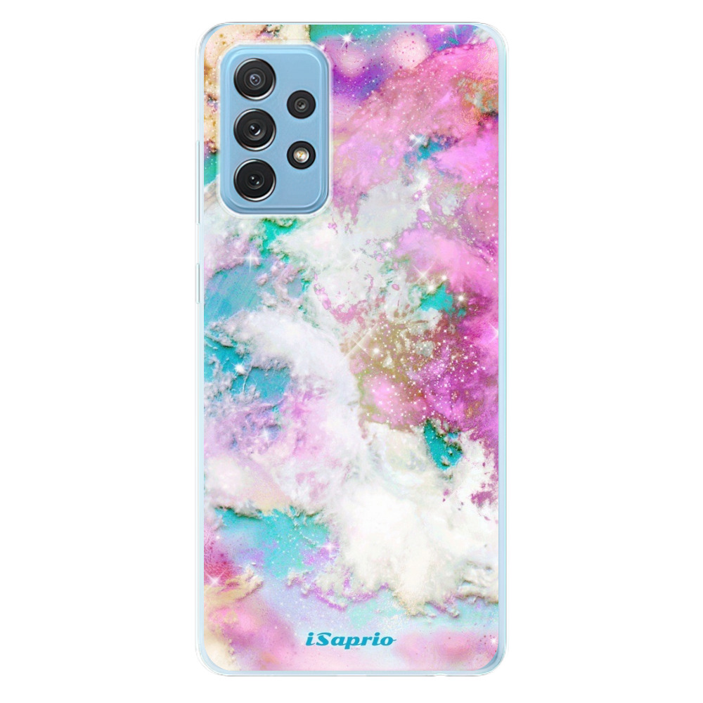 Odolné silikónové puzdro iSaprio - Galactic Paper - Samsung Galaxy A72