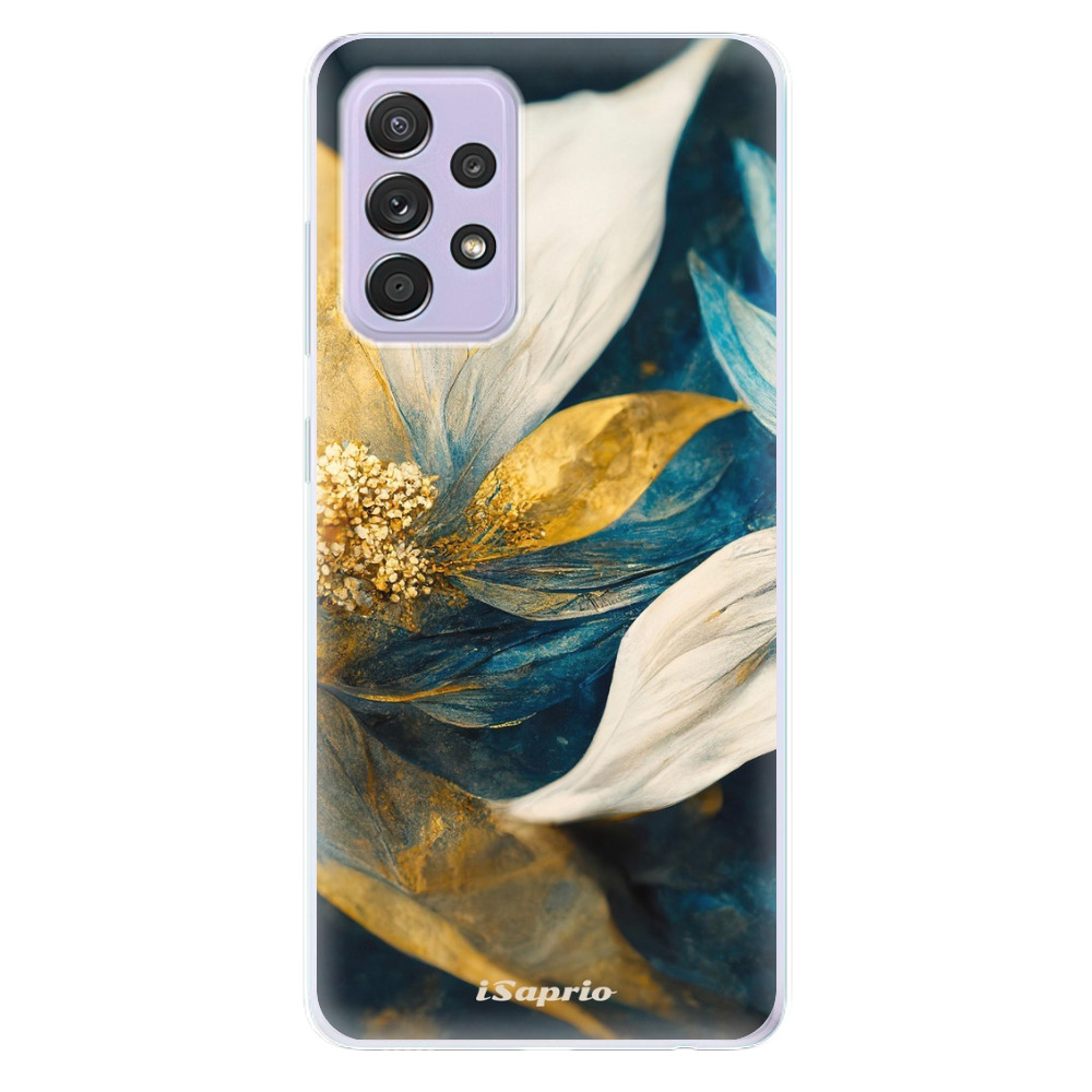 Odolné silikónové puzdro iSaprio - Gold Petals - Samsung Galaxy A52/A52 5G
