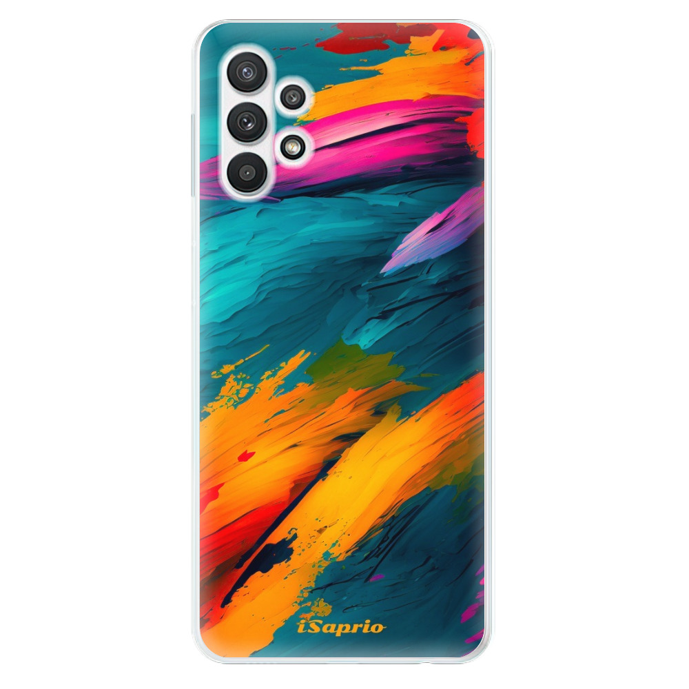 Odolné silikónové puzdro iSaprio - Blue Paint - Samsung Galaxy A32