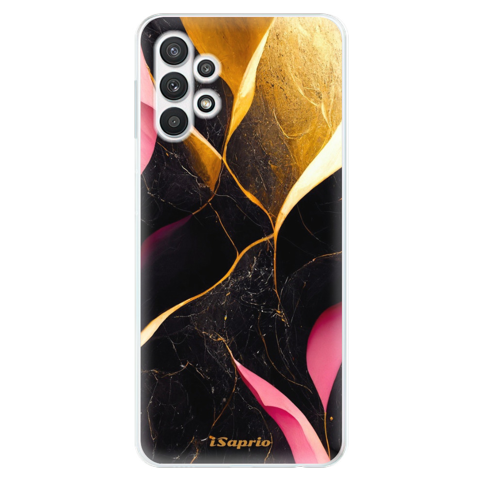 Odolné silikónové puzdro iSaprio - Gold Pink Marble - Samsung Galaxy A32 5G