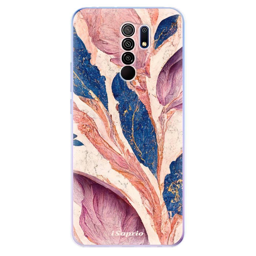 Odolné silikónové puzdro iSaprio - Purple Leaves - Xiaomi Redmi 9