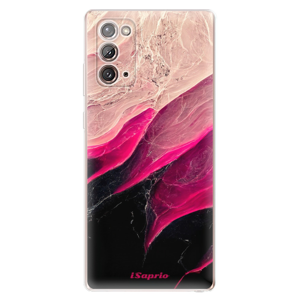 Odolné silikónové puzdro iSaprio - Black and Pink - Samsung Galaxy Note 20