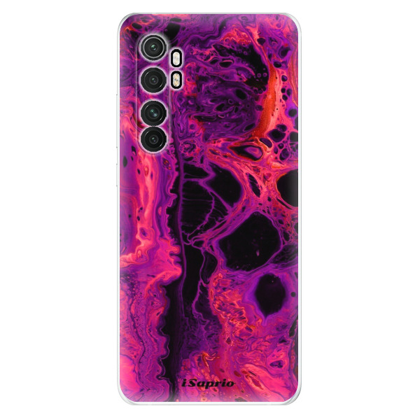 Odolné silikónové puzdro iSaprio - Abstract Dark 01 - Xiaomi Mi Note 10 Lite