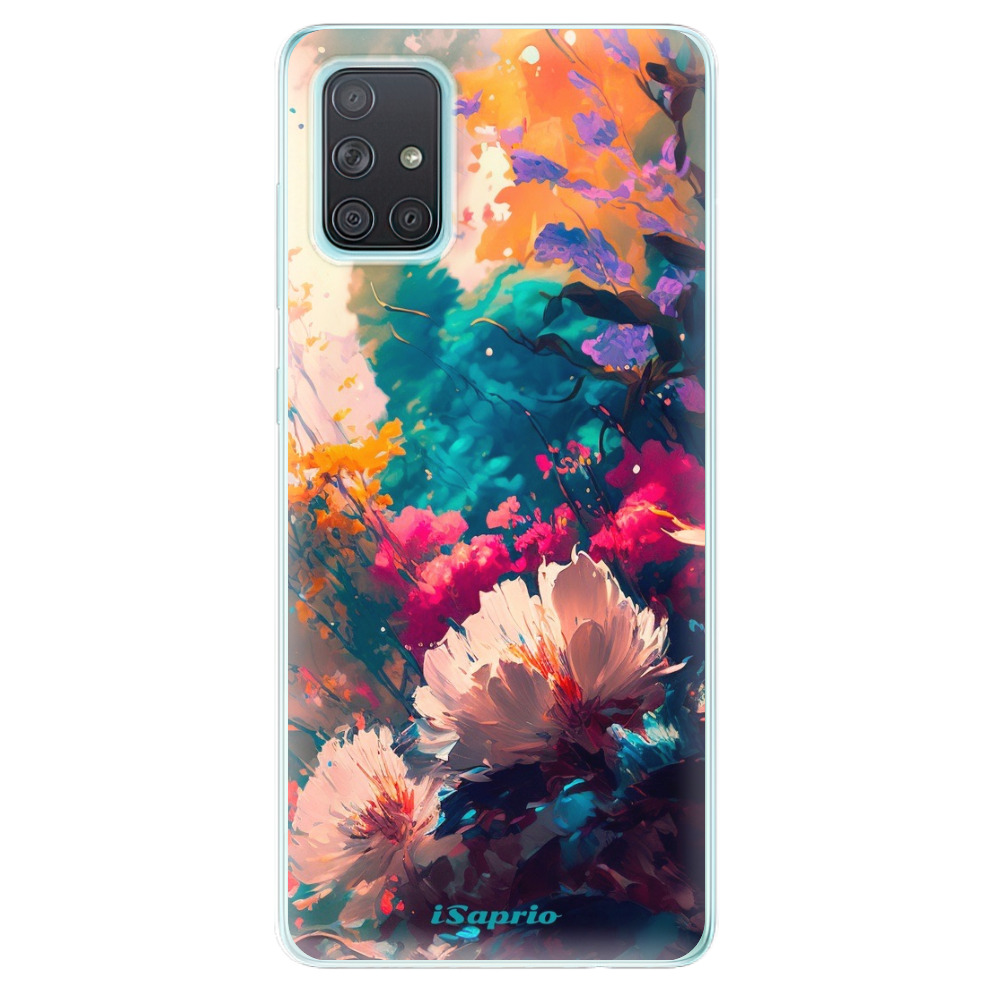 Odolné silikónové puzdro iSaprio - Flower Design - Samsung Galaxy A71