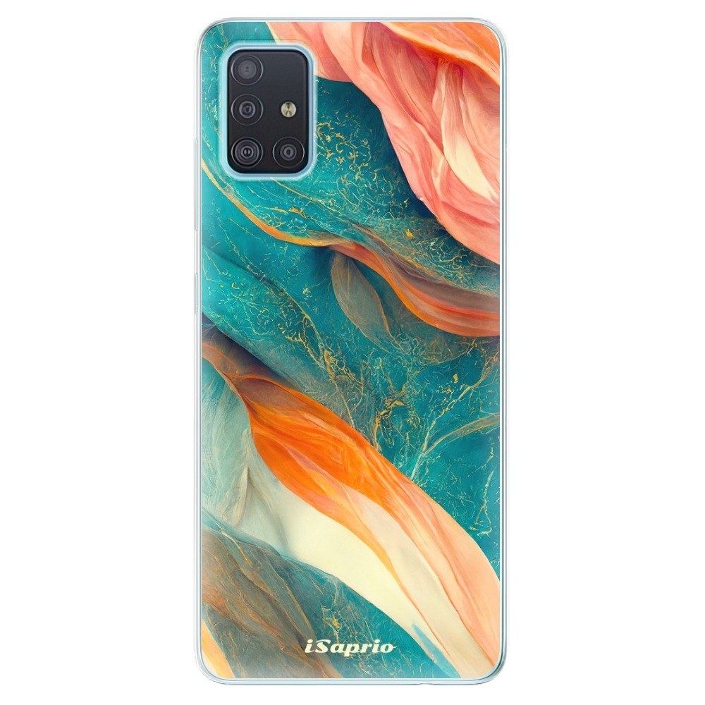 Odolné silikónové puzdro iSaprio - Abstract Marble - Samsung Galaxy A51