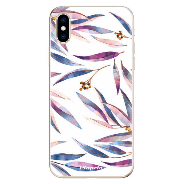 Odolné silikónové puzdro iSaprio - Eucalyptus - iPhone XS