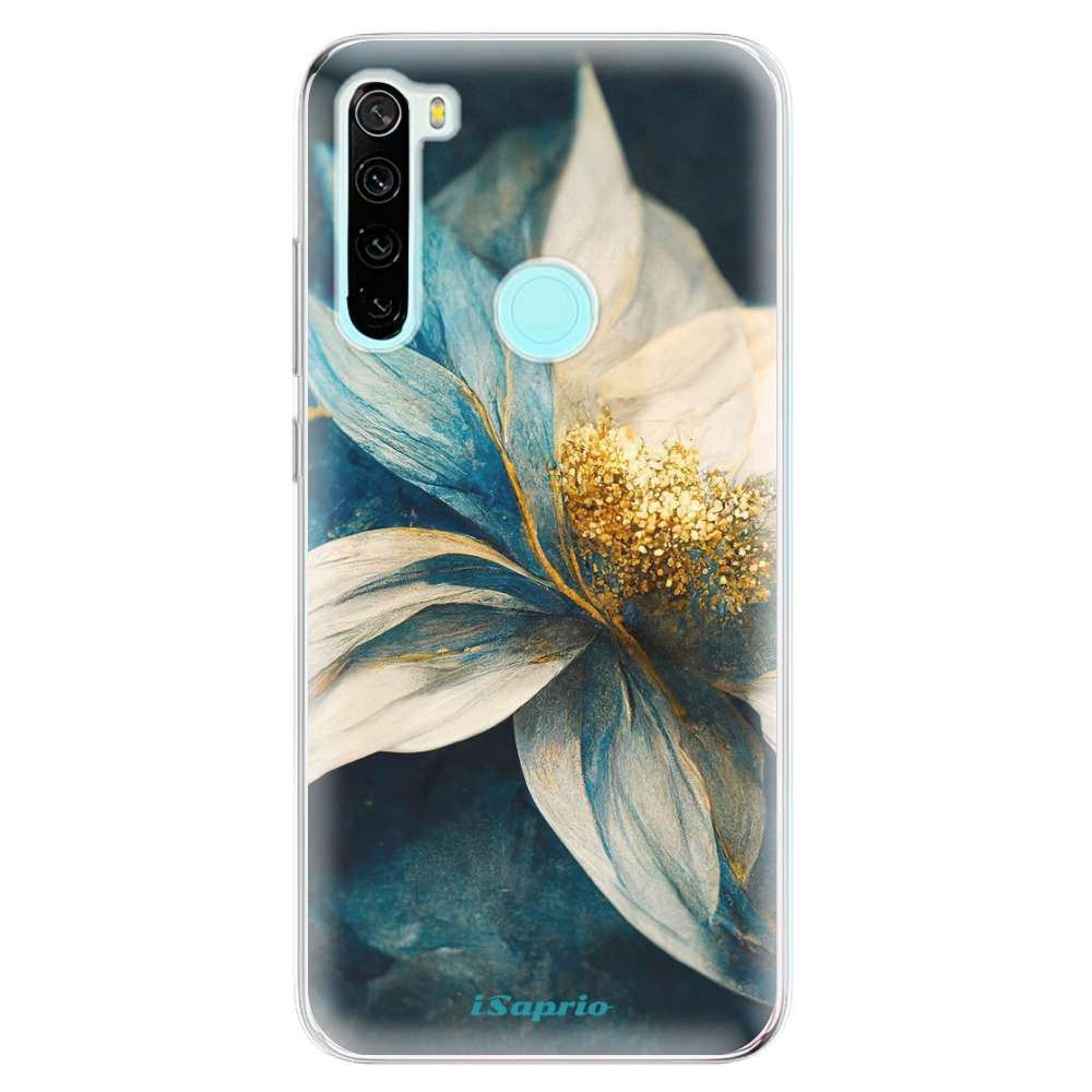 Odolné silikónové puzdro iSaprio - Blue Petals - Xiaomi Redmi Note 8