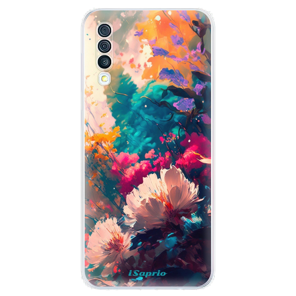 Odolné silikónové puzdro iSaprio - Flower Design - Samsung Galaxy A50