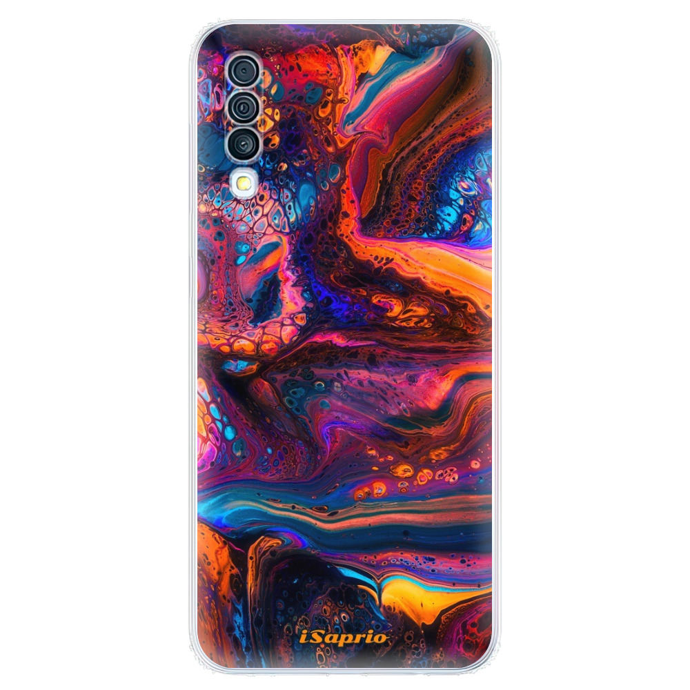 Odolné silikónové puzdro iSaprio - Abstract Paint 02 - Samsung Galaxy A50