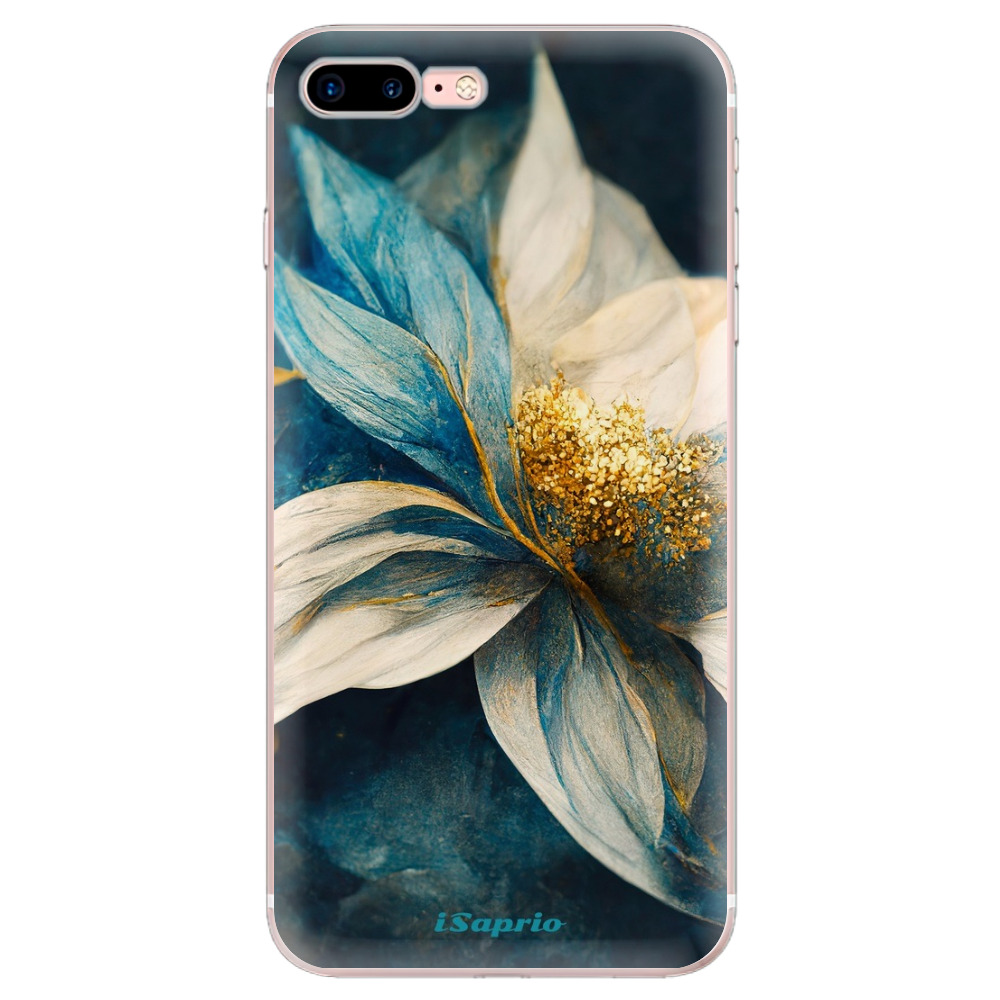 Odolné silikónové puzdro iSaprio - Blue Petals - iPhone 7 Plus