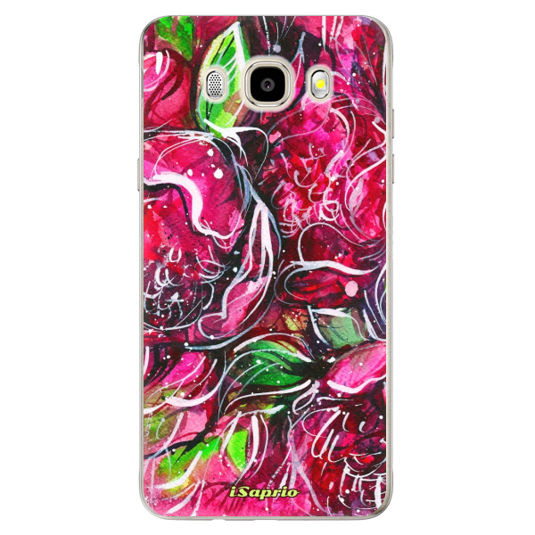 Odolné silikónové puzdro iSaprio - Burgundy - Samsung Galaxy J5 2016