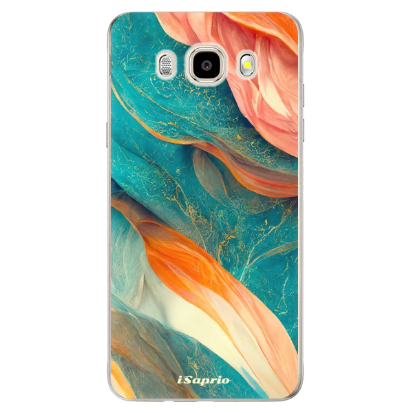 Odolné silikónové puzdro iSaprio - Abstract Marble - Samsung Galaxy J5 2016
