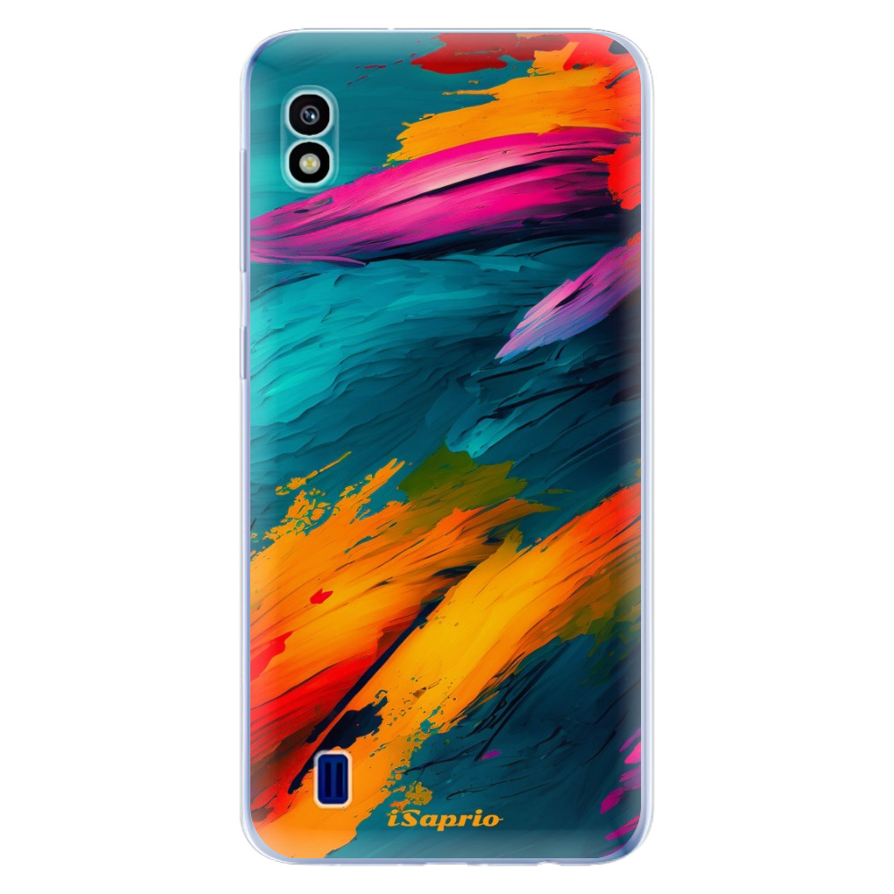 Odolné silikónové puzdro iSaprio - Blue Paint - Samsung Galaxy A10