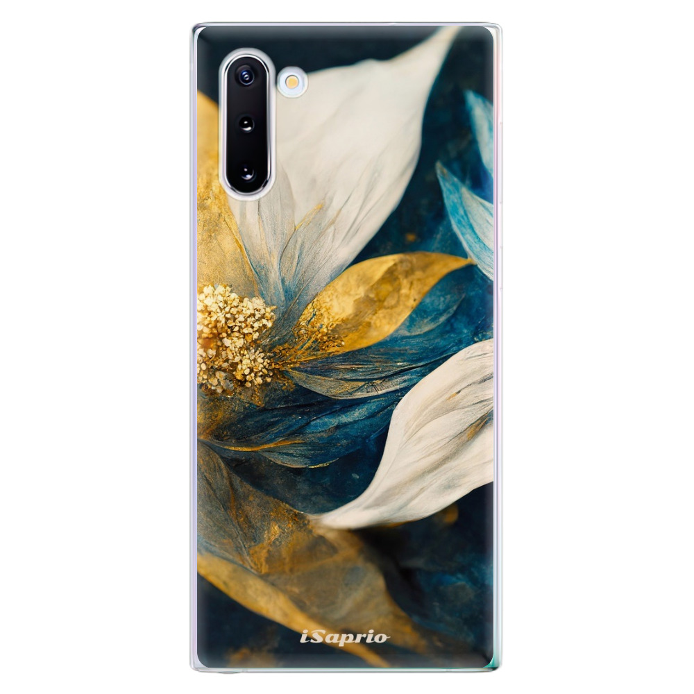 Odolné silikónové puzdro iSaprio - Gold Petals - Samsung Galaxy Note 10