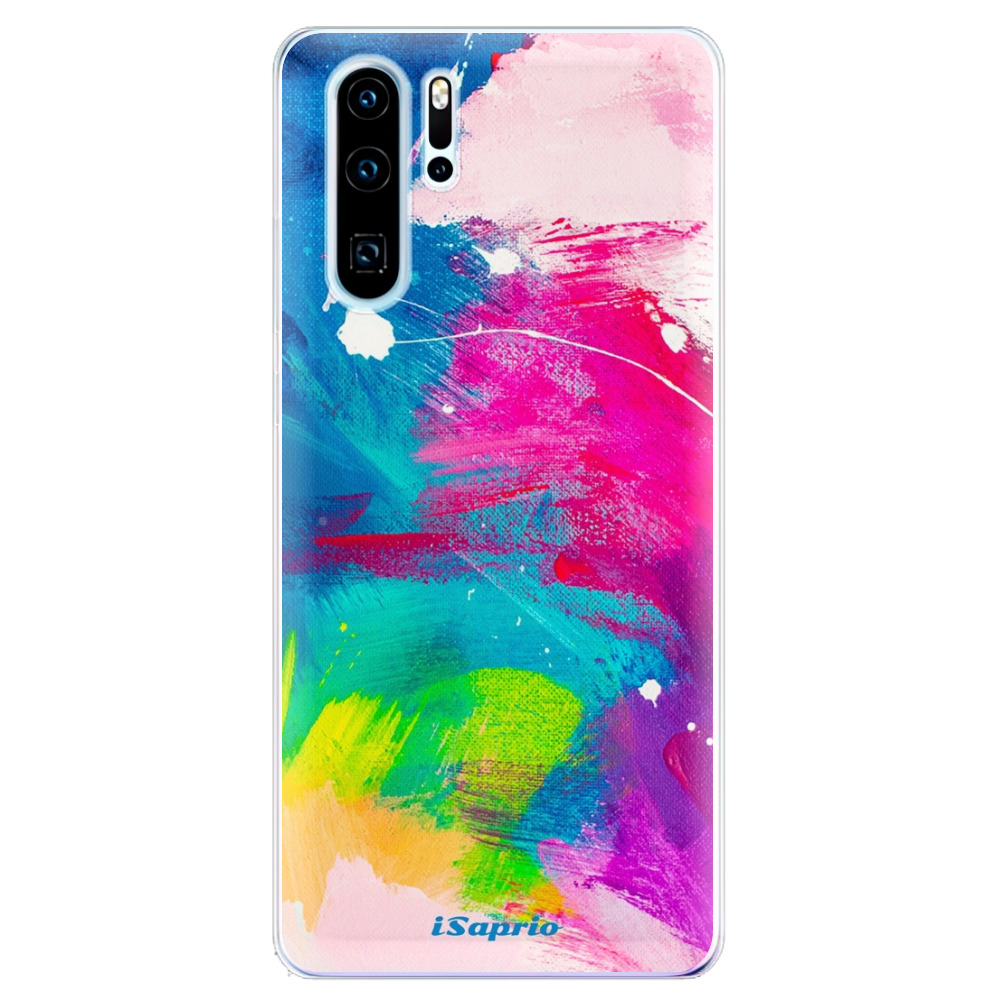 Odolné silikónové puzdro iSaprio - Abstract Paint 03 - Huawei P30 Pro