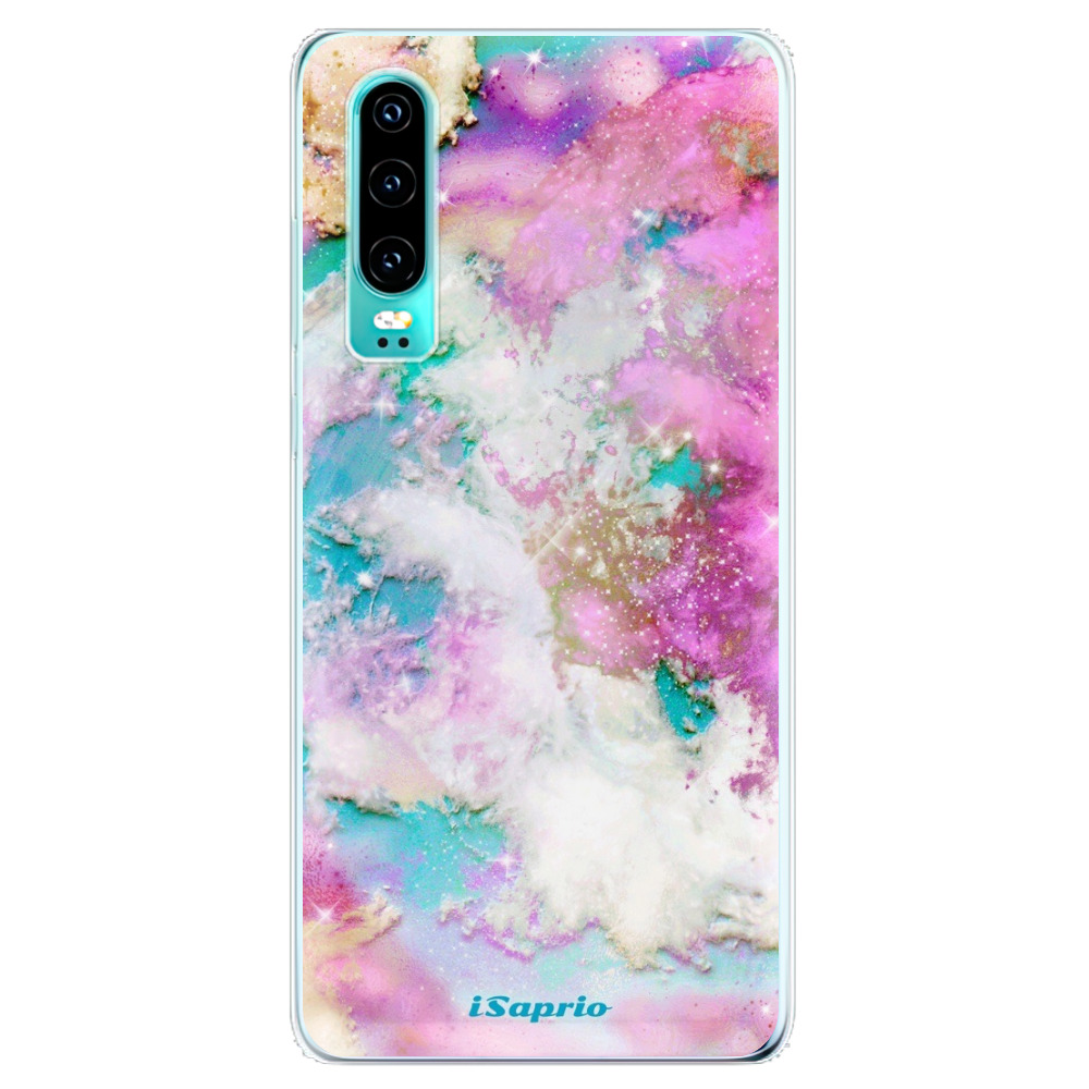 Odolné silikónové puzdro iSaprio - Galactic Paper - Huawei P30