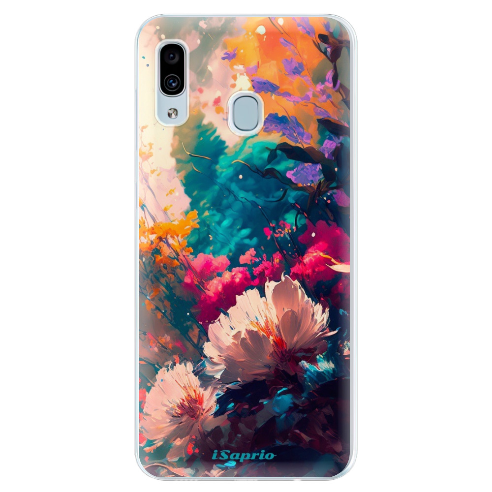 Silikónové puzdro iSaprio - Flower Design - Samsung Galaxy A30