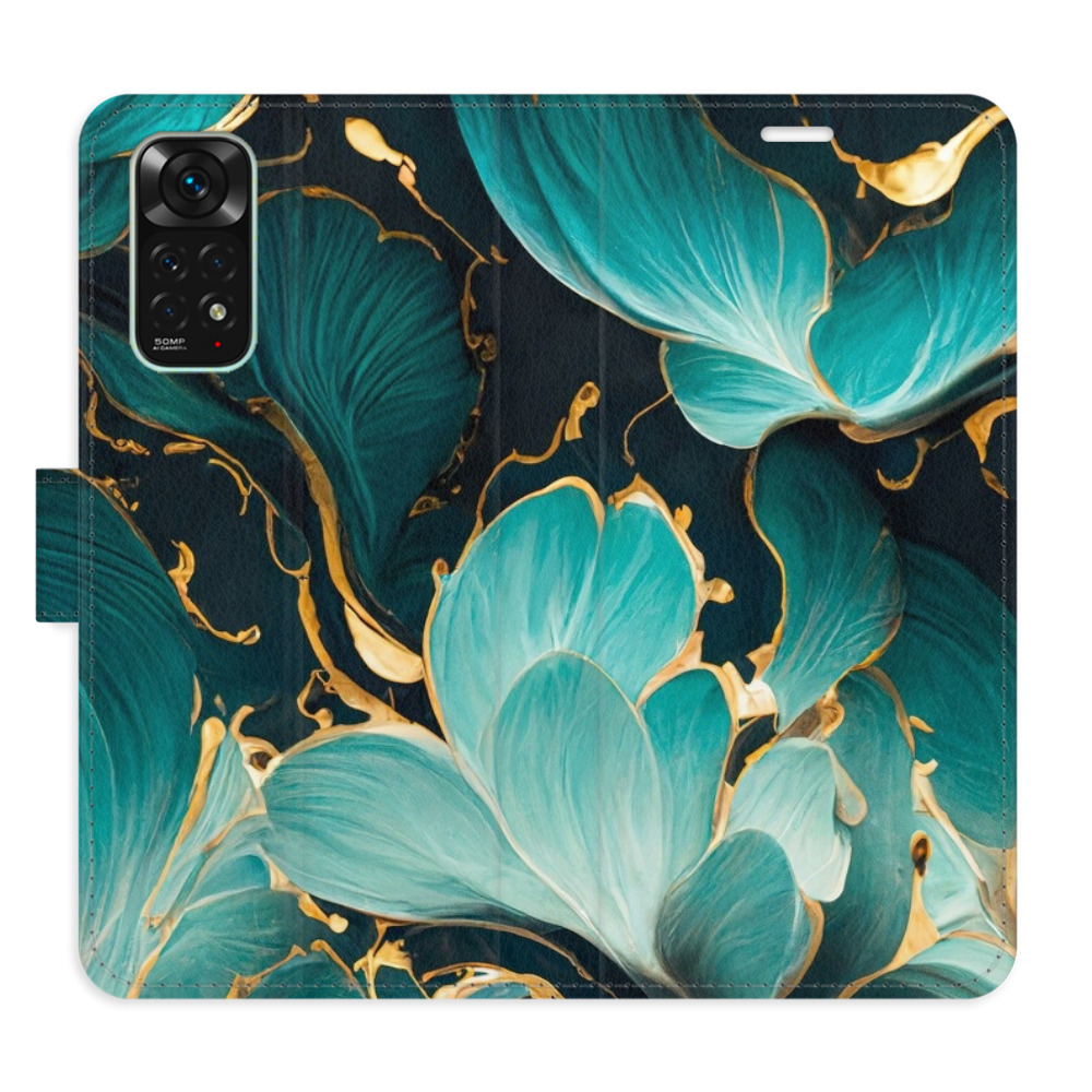 Flipové puzdro iSaprio - Blue Flowers 02 - Xiaomi Redmi Note 11 / Note 11S