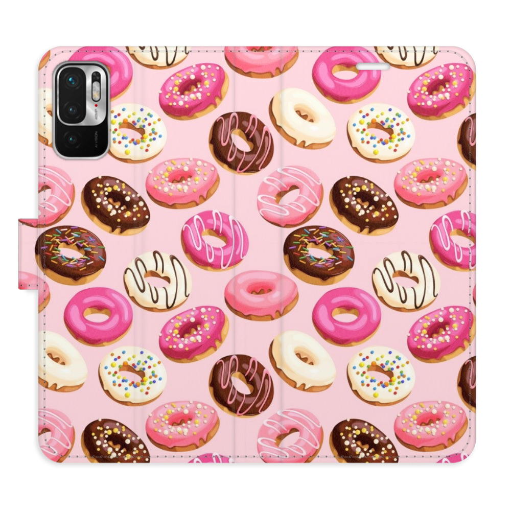 Flipové puzdro iSaprio - Donuts Pattern 03 - Xiaomi Redmi Note 10 5G