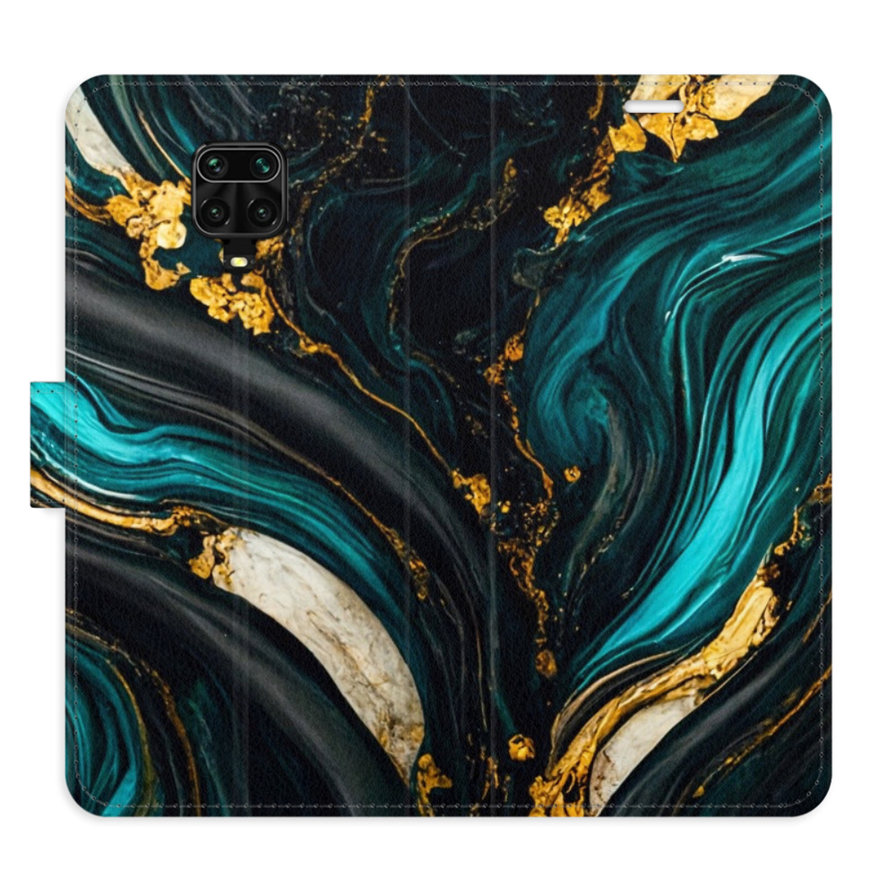 Flipové puzdro iSaprio - Dark Paint - Xiaomi Redmi Note 9 Pro / Note 9S