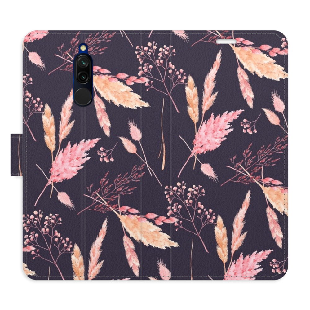 Flipové puzdro iSaprio - Ornamental Flowers 02 - Xiaomi Redmi 8