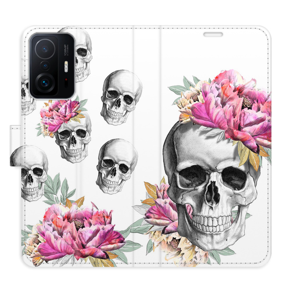 Flipové puzdro iSaprio - Crazy Skull - Xiaomi 11T / 11T Pro