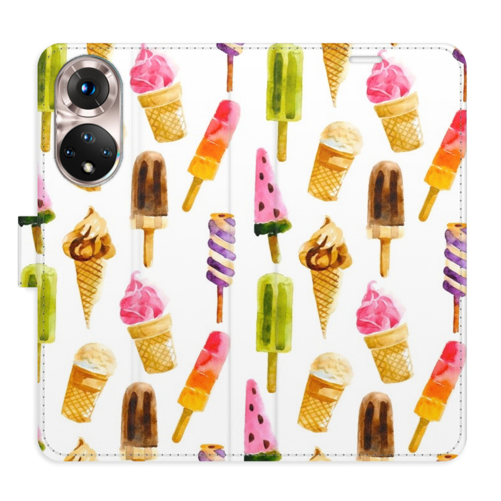 Flipové puzdro iSaprio - Ice Cream Pattern - Honor 50 / Nova 9