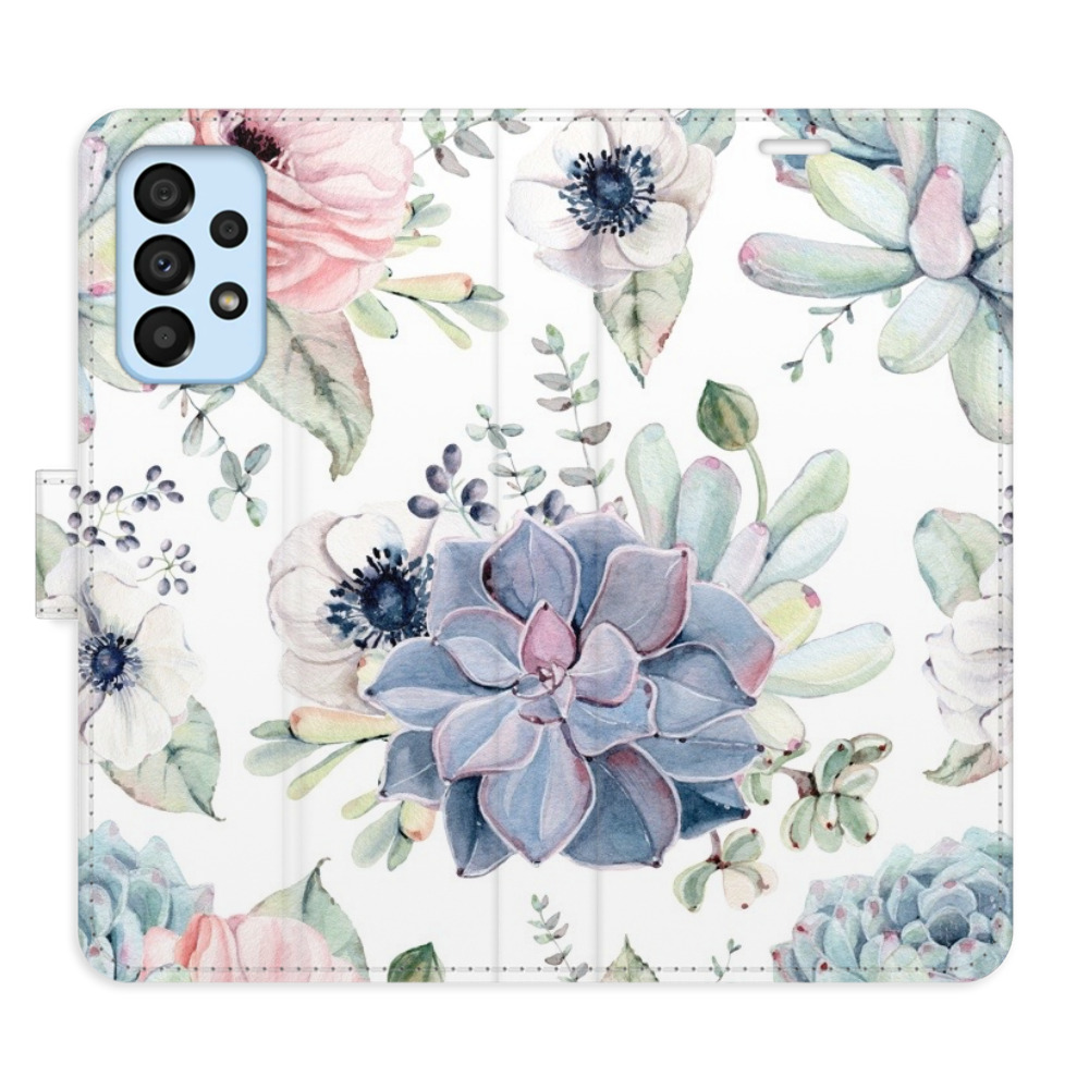 Flipové puzdro iSaprio - Succulents - Samsung Galaxy A33 5G