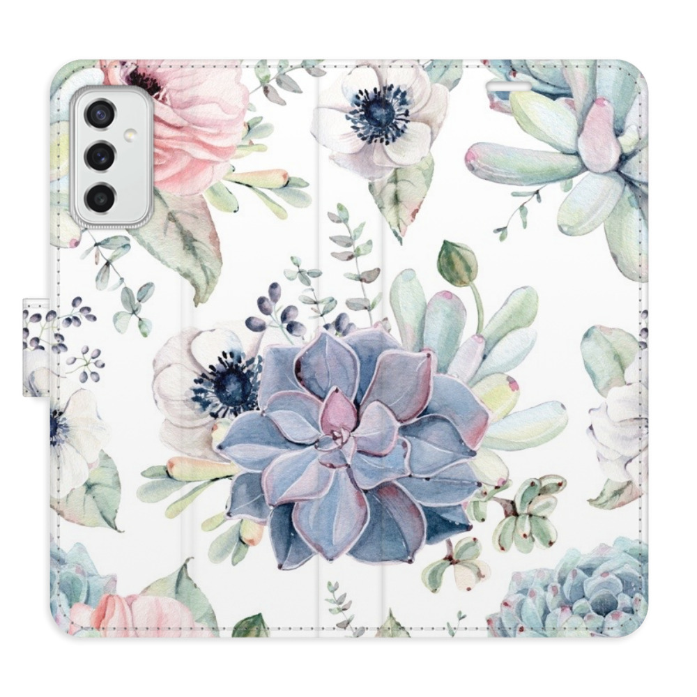 Flipové puzdro iSaprio - Succulents - Samsung Galaxy M52 5G