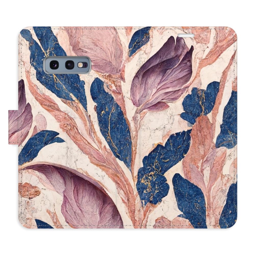 Flipové puzdro iSaprio - Old Leaves 02 - Samsung Galaxy S10e