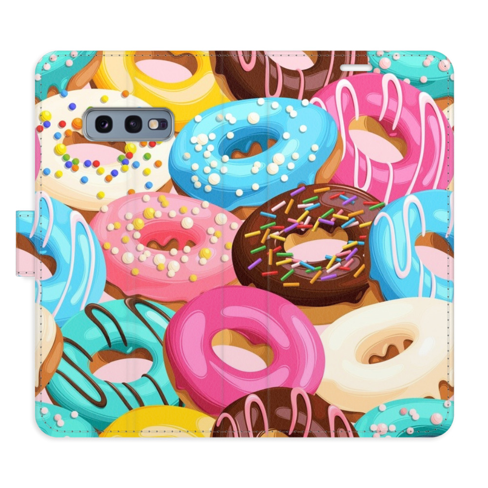 Flipové puzdro iSaprio - Donuts Pattern 02 - Samsung Galaxy S10e